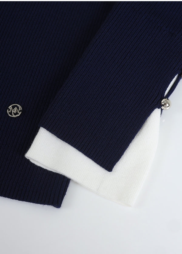 Raina Layered Cardigan-Sleeveless Setup