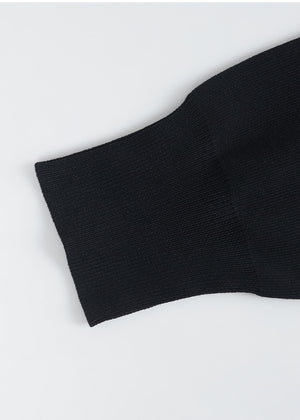 Redolence V-neck Line Cardigan Black