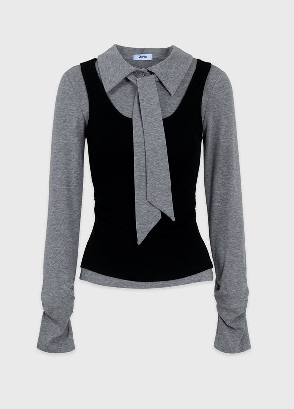 Ronan Layered Tie Tee