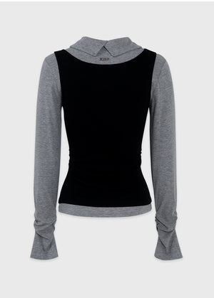 Ronan Layered Tie Tee