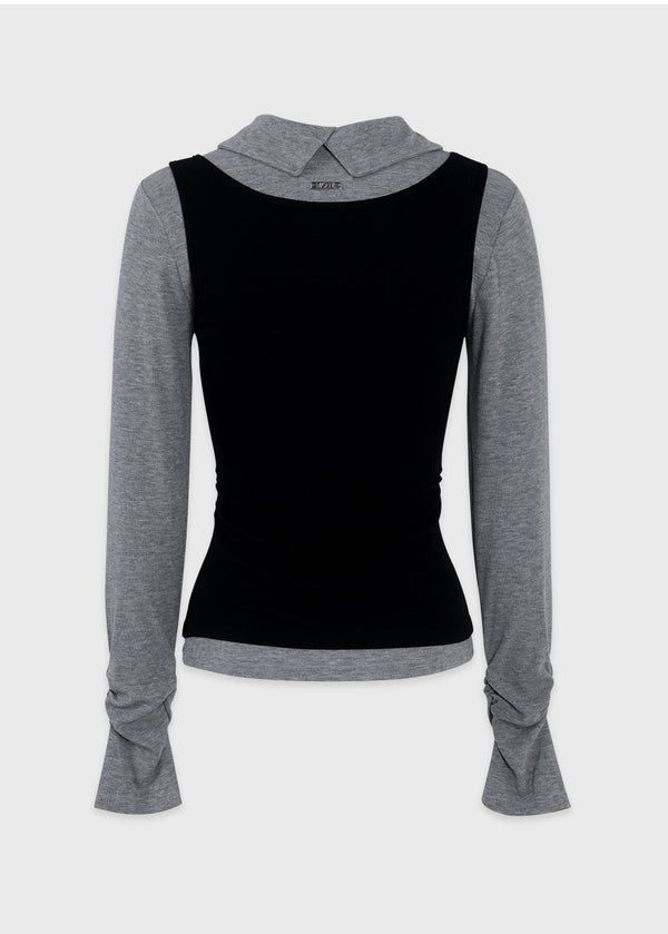 Ronan Layered Tie Tee