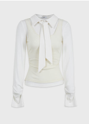 Ronan Layered Tie Tee