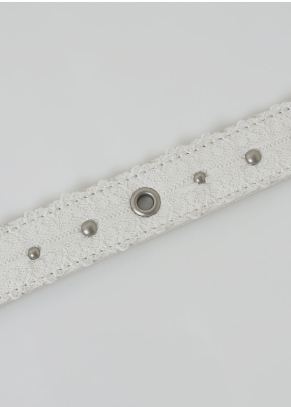 Rubina Western Lace-Leather Belt