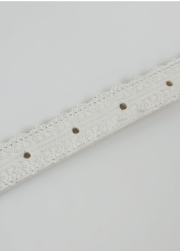 Rubina Western Lace-Leather Belt