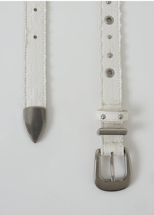 Rubina Western Lace-Leather Belt