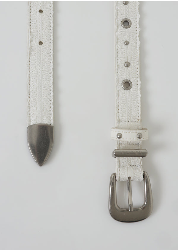 Rubina Western Lace-Leather Belt