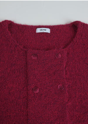 Ruby Tie Set Double Button Knit