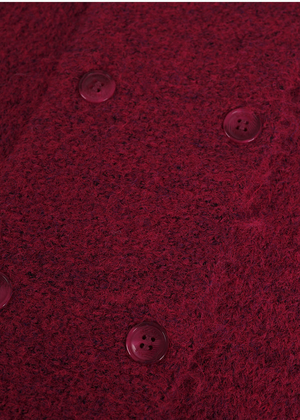 Ruby Tie Set Double Button Knit