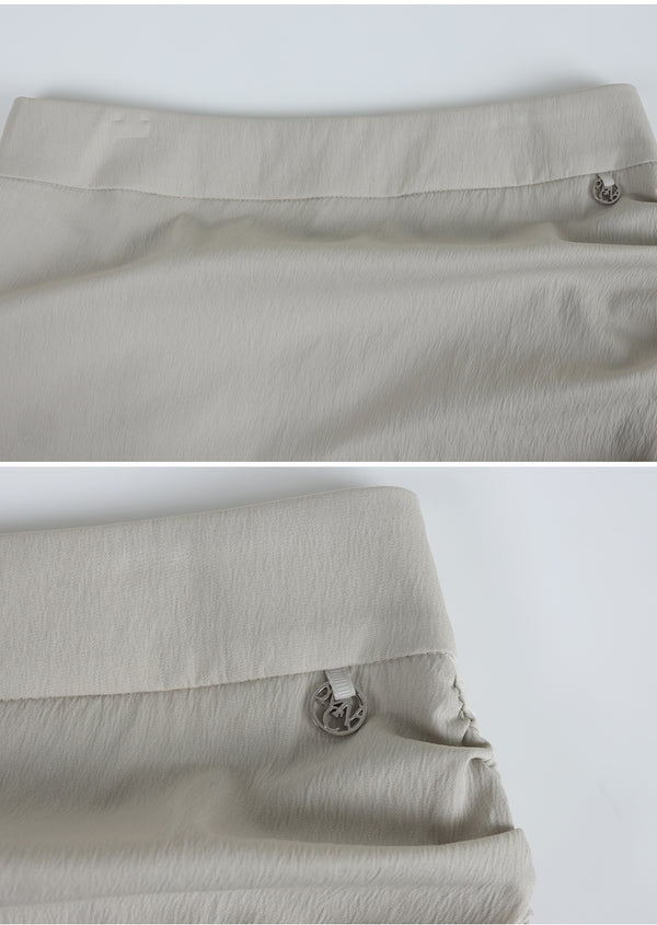 Rustle Shirring Maxi Skirt