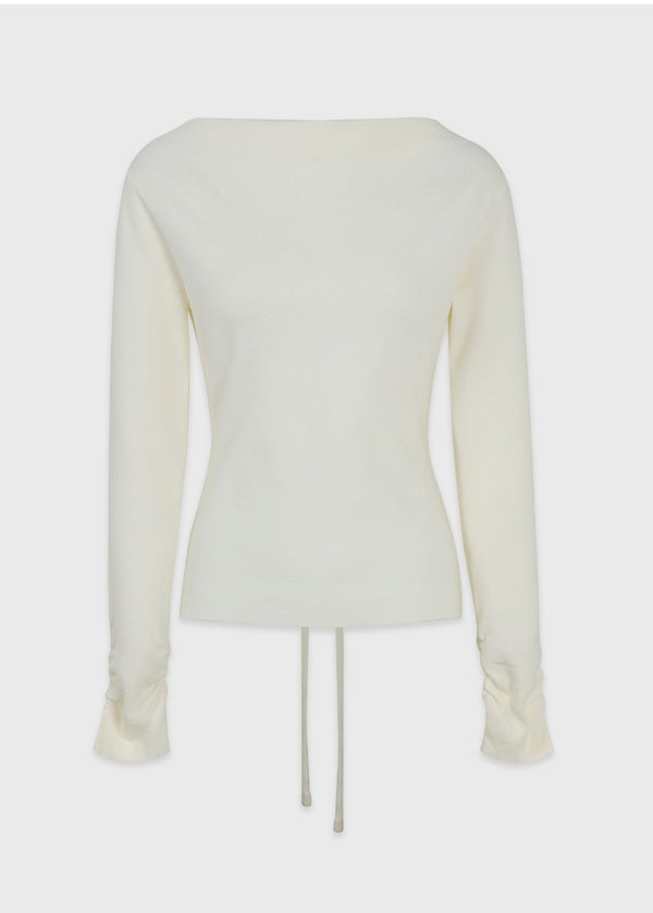 Sadie Cowl Neck Strap Knit