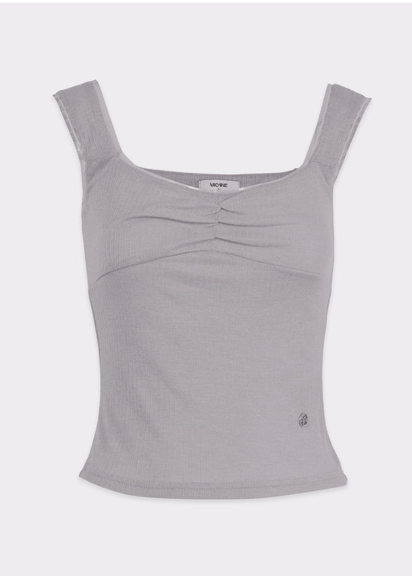 Seli Cardigan-Lace Twist Sleeveless Setup