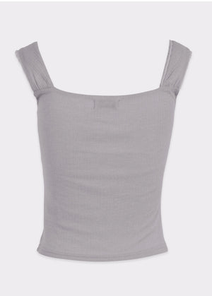 Seli Cardigan-Lace Twist Sleeveless Setup