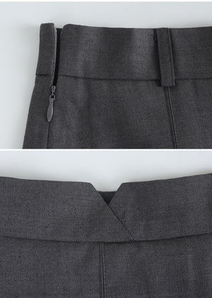 Sensible Pleats Long Skirt