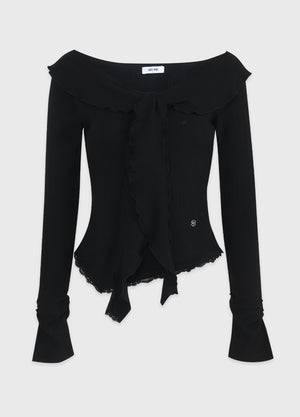 Sharaz Frill Lace Tee