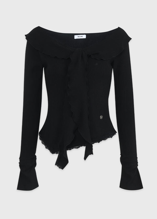 Sharaz Frill Lace Tee