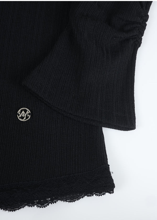 Sharaz Frill Lace Tee