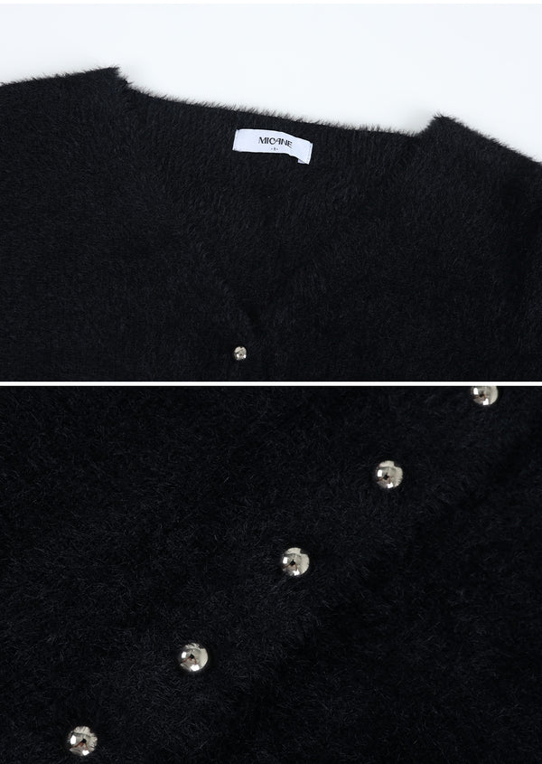 Slither Hairy Flare Cardigan