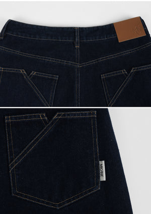 Snell Straight Fit Raw Denim Pants