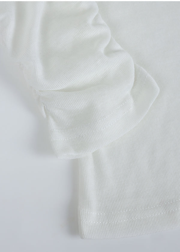 Sola Dot Frill Sleeveless-T-shirt Setup