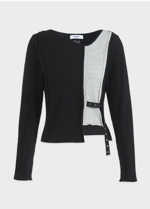 Tangy Strap Point Tee Black