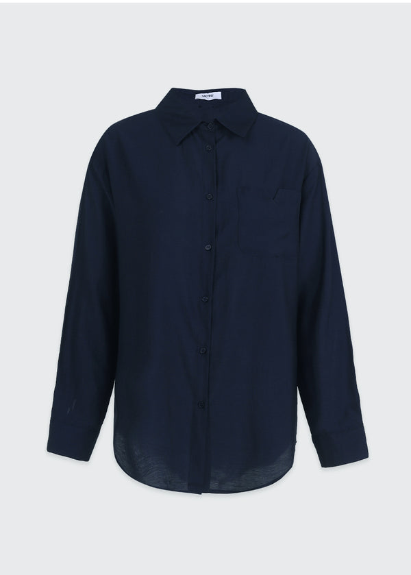 Teivel Overfit Shirt-Hiar Scrunchie Set