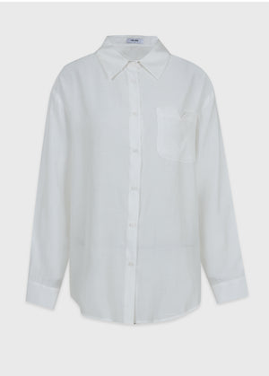 Teivel Overfit Shirt-Hiar Scrunchie Set