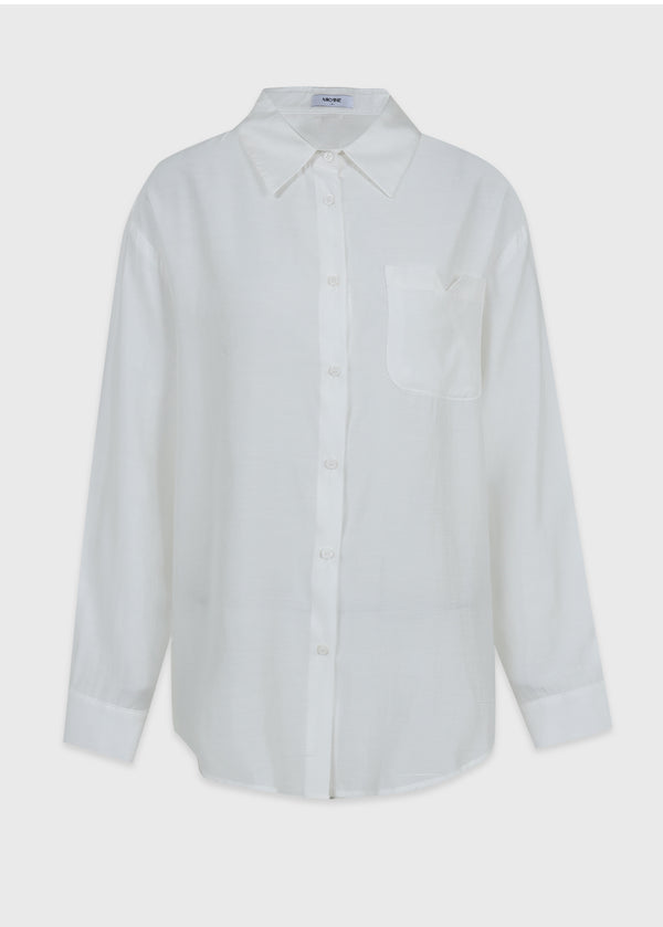 Teivel Overfit Shirt-Hiar Scrunchie Set
