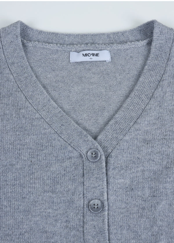 Thea Angora Wool Tie Set Pintuck Knit