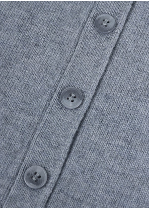 Thea Angora Wool Tie Set Pintuck Knit