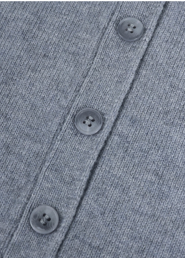 Thea Angora Wool Tie Set Pintuck Knit