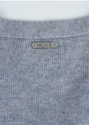 Thea Angora Wool Tie Set Pintuck Knit