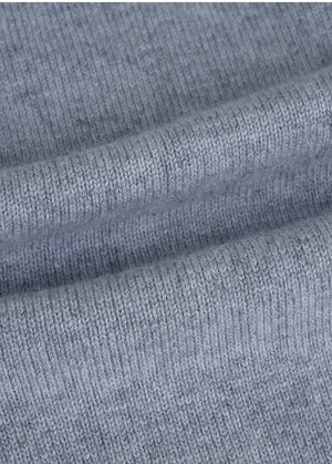 Thea Angora Wool Tie Set Pintuck Knit