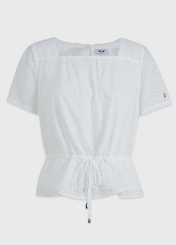 Tilly Square Neck String Blouse