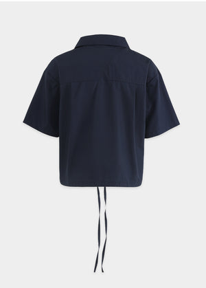 Tiny M-Point String Blouse