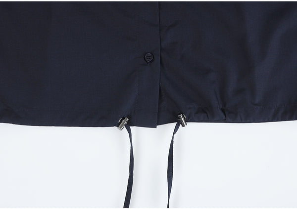 Tiny M-Point String Blouse