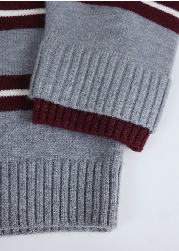 Toby Stripe Collar Knit