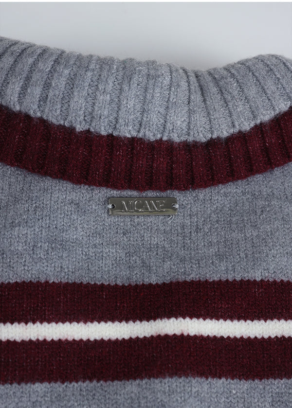 Toby Stripe Collar Knit