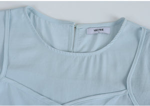 閃亮緊身胸衣襯衫