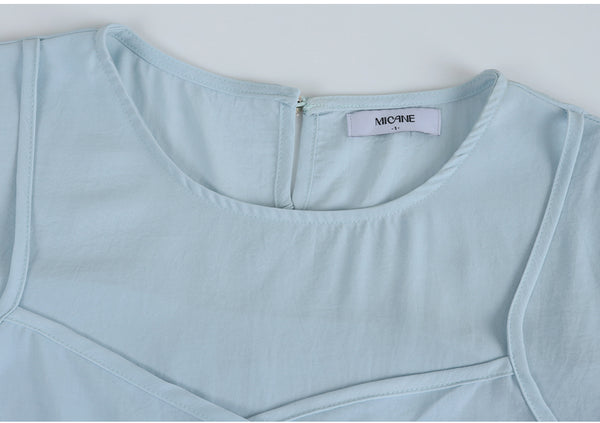 閃亮緊身胸衣襯衫