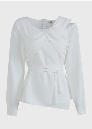 Uriah One-Shoulder Strap Blouse