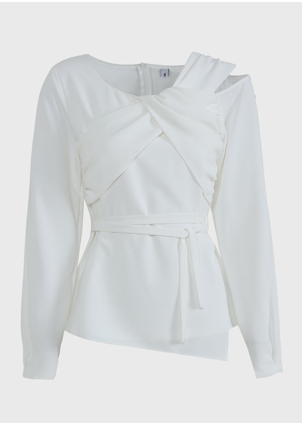 Uriah One-Shoulder Strap Blouse