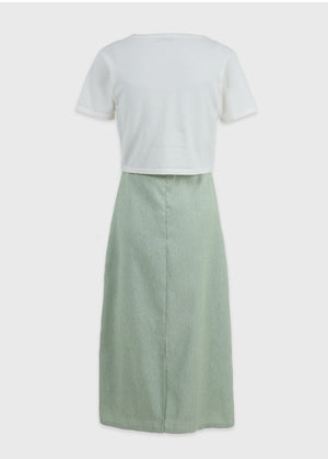 Valuable M-point Dress-Cardigan Setup