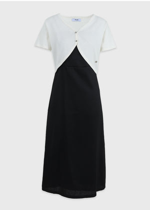 Valuable M-point Dress-Cardigan Setup