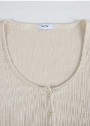 Veya Cardigan-Frill Sleeveless Setup