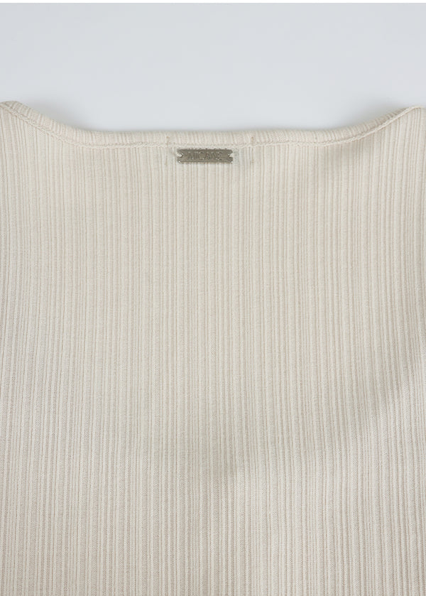 Veya Cardigan-Frill Sleeveless Setup