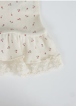 Veya Cardigan-Frill Sleeveless Setup