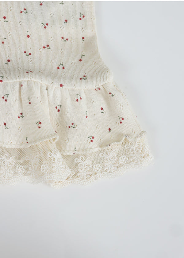 Veya Cardigan-Frill Sleeveless Setup