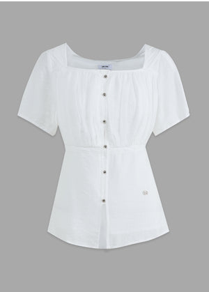 Voyage Shirring Strap Blouse