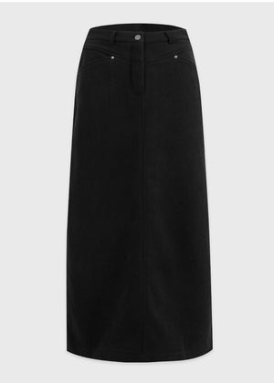 Warmth Coduroy M-Point Long Skirt