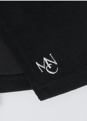 Winning Line Slit Tee Black